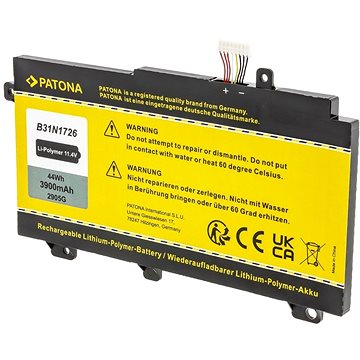 

PATONA pro ASUS FX504 3900mAh Li-Pol 11,4V B31BN91