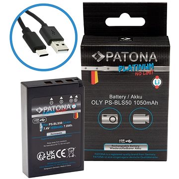 

PATONA PLATINUM kompatibilní s Olympus BLS-5/BLS5