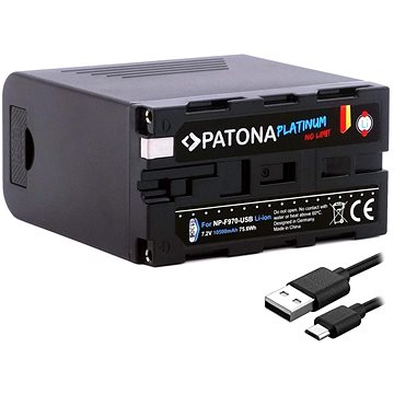 

PATONA PLATINUM kompatibilní se Sony NP-F970/F960/F950