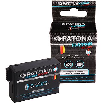 

PATONA pro Canon LP-E8/LP-E8+ 1300mAh Li-Ion Platinum