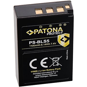 

PATONA pro Olympus BLS5 1100mAh Li-Ion Protect