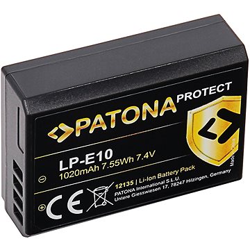 

PATONA pro Canon LP-E10 1020mAh Li-Ion Protect
