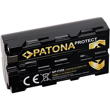 

PATONA pro Sony NP-F550 3500mAh Li-Ion 7,2V Protect