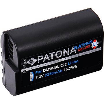 

PATONA pro Panasonic DMW-BLK22 2250mAh Li-Ion Platinum DC-S5