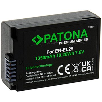 

PATONA pro Nikon EN-EL25 1350mAh Li-Ion Premium Z50 / Z fc