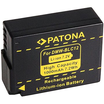 

PATONA pro Panasonic DMW-BLC12 1000mAh Li-Ion 7,2V s infochipem