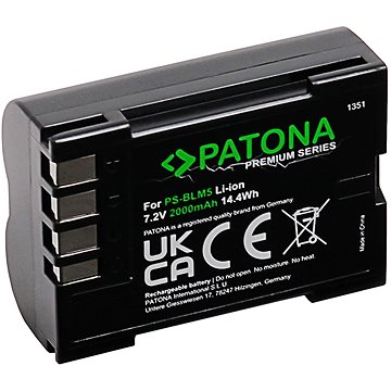 

PATONA pro Olympus BLM1/BLM5 2000mAh Li-Ion 7,2V Premium