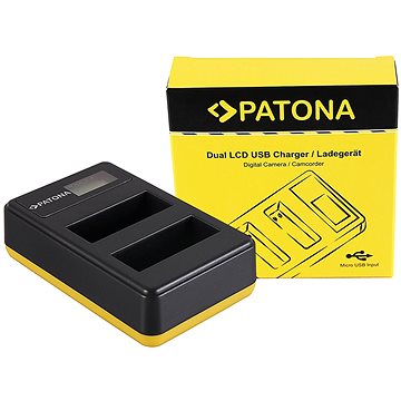 PATONA pro Foto Dual LCD Nikon EN-EL14,USB