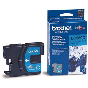 

Brother LC-980C azurová