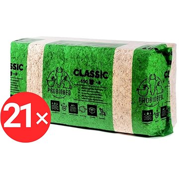 

ProBioBED CLASSIC bezprašná sterilní podestýlka 550 l - paleta = 21 ks