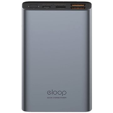 Eloop E36 12000mAh Quick Charge 3.0+ PD (18W) Grey - Powerbanka