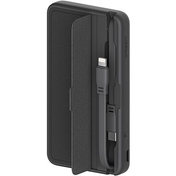 

Eloop Orsen E57 10000mAh s Lightning a USB-C kabelem PD(20W), černá