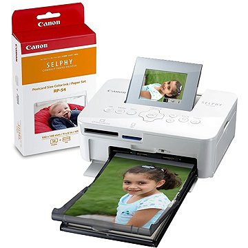 Canon SELPHY CP1000 bílá + papíry RP-54