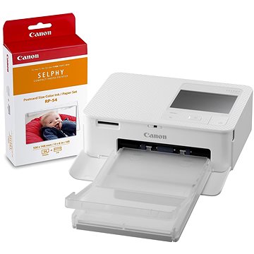 

Canon SELPHY CP1500 bílá + papíry RP-54