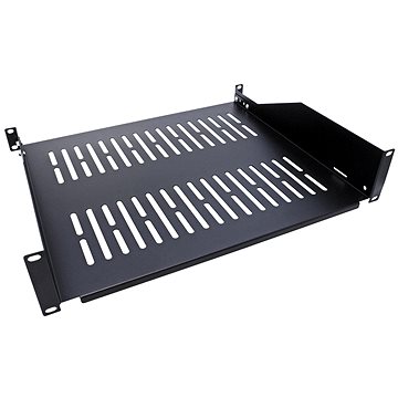 

VALUE 19'' police 2U, 400 mm, max. 25 kg, černá
