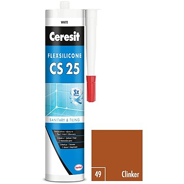 

Ceresit Sanitární silikon CS 25 clinker, 280 ml
