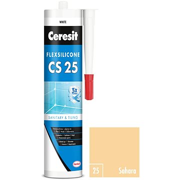

Ceresit Sanitární silikon CS 25 sahara, 280 ml