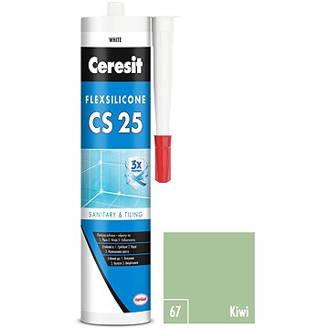

Ceresit Sanitární silikon CS 25 kiwi, 280 ml