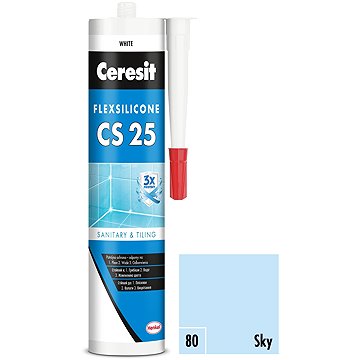 

Ceresit Sanitární silikon CS 25 sky, 280 ml