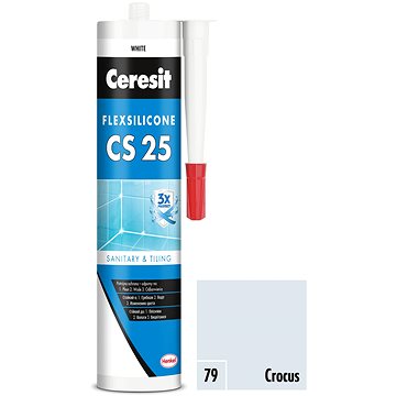 

Ceresit Sanitární silikon CS 25 crocus, 280 ml