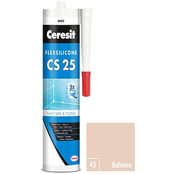 

Ceresit Sanitární silikon CS 25 bahama, 280 ml