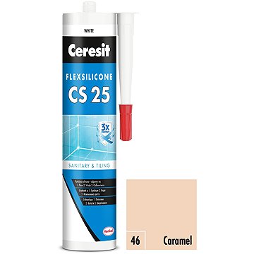 

Ceresit Sanitární silikon CS 25 caramel, 280 ml