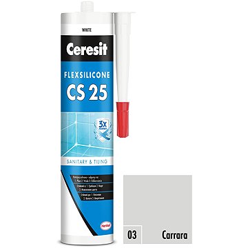 

Ceresit Sanitární silikon CS 25 carrara, 280 ml