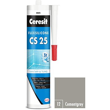 

Ceresit Sanitární silikon CS 25 cementgrey, 280 ml