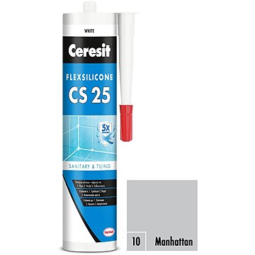 

Ceresit Sanitární silikon CS 25 manhattan, 280 ml