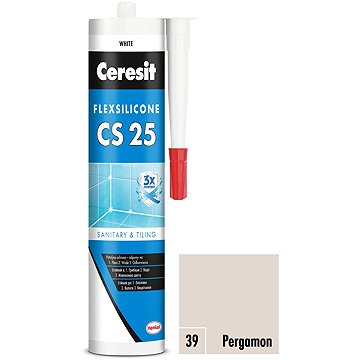 

Ceresit Sanitární silikon CS 25 pergamon, 280 ml
