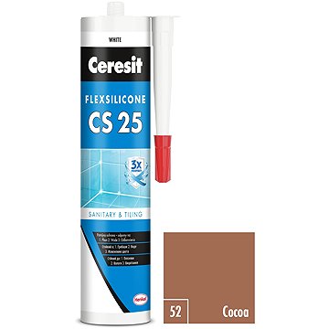 

Ceresit Sanitární silikon CS 25 cocoa, 280 ml