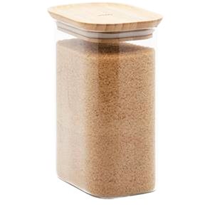 

Pebbly PKV-068 Skleněná s bambusovým víkem 1,2 l