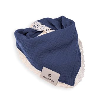 

Slintáček Maceshka jednoduchý Indigo, krajka