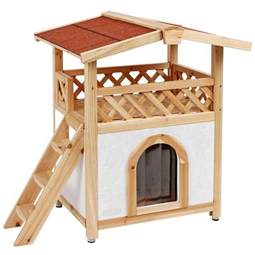 

Kerbl Zateplená bouda pro kočky Tyrol Alpin, 88 × 57 × 77 cm