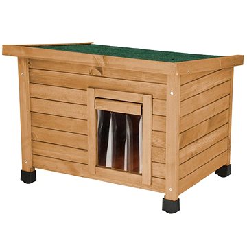 

Kerbl Dřevěná bouda pro kočky Rustica, 57 × 45 × 43 cm