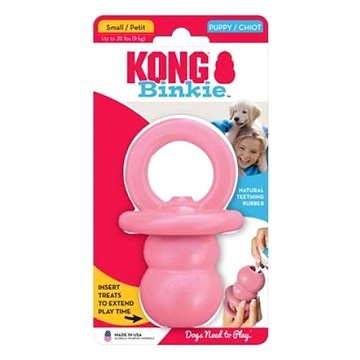 

Kong Puppy Binkie gumová hračka pro štěňata S, 13 × 7 × 7 cm, mix barev