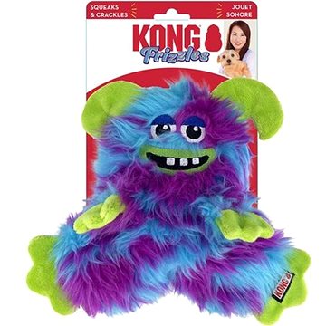 

Kong Frizzles Razzle pískací plyšová hračka 6,5 × 13 × 16,5 cm