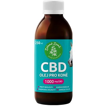 

Zelená Země CBD olej pro koně 1000 mg, 250 ml