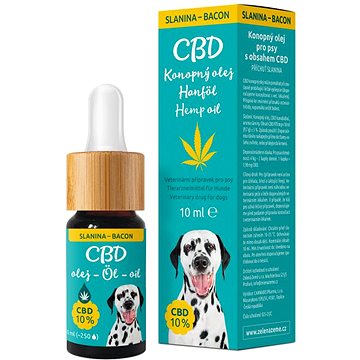 

Zelená země CBD kapky pro psy 10% - slaninové, 10 ml