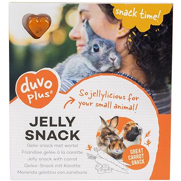 

DUVO+ Jelly snack pro hlodavce 12 ks 1,2 g želé pochoutky s mrkví