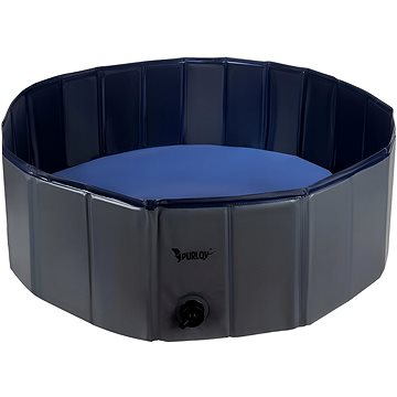 

Purlov 20929 Skládací bazének pro psy 100 × 30 cm, modro-šedý