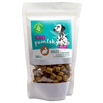 

Zelená Země CBD pamlsky pro psy, příchuť králík 200 g