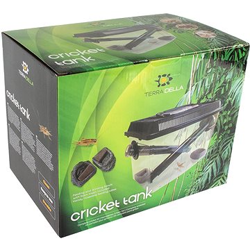 

EBI Terra Della Nádoba na chov cvrčků s miskami na krmivo a vodu 30 × 19 × 20 cm