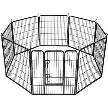 

Malatec 23769 Kovová ohrádka pro pejsky a štěnata 8dílná 80 × 80 cm