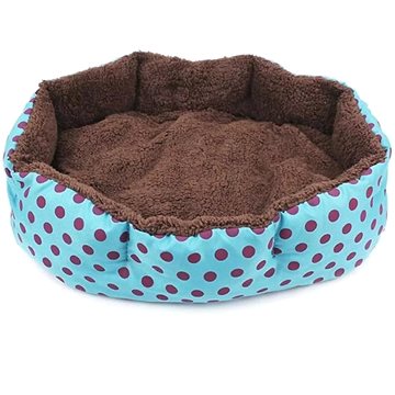 

APT Polstrovaný pelíšek pro psa 35 × 37 cm - modrý