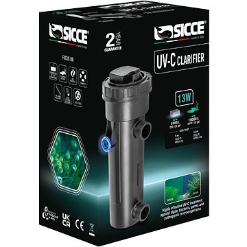 

SICCE UV-C Clarifier 13W/3m UV-lampa na ničení řas, bakterií a parazitů