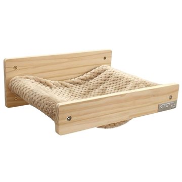 

Kerbl Houpací síť pro kočky Timber, 38 × 33,5 × 16 cm, taupe