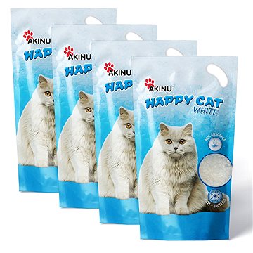 

Akinu Happy cat white 3,6 l multipack 4 ks