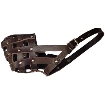 

Palkar kožený náhubek pro psy vel. 1, 20 × 6 cm, hnědý