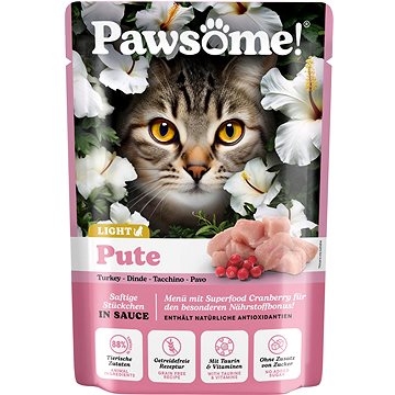 

Pawsome! Adult light s krůtím masem 85 g